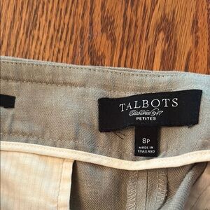 Talbots Tan Chinos for Effortless Style